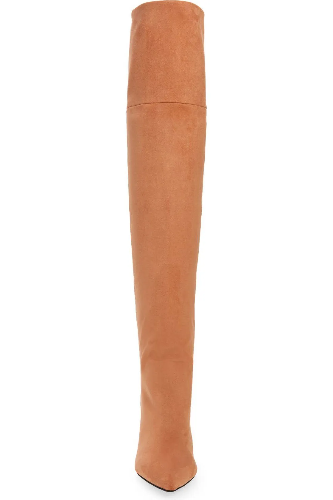 JEFFREY CAMPBELL | Pillar Stetch Suede Heel Boot -Blush