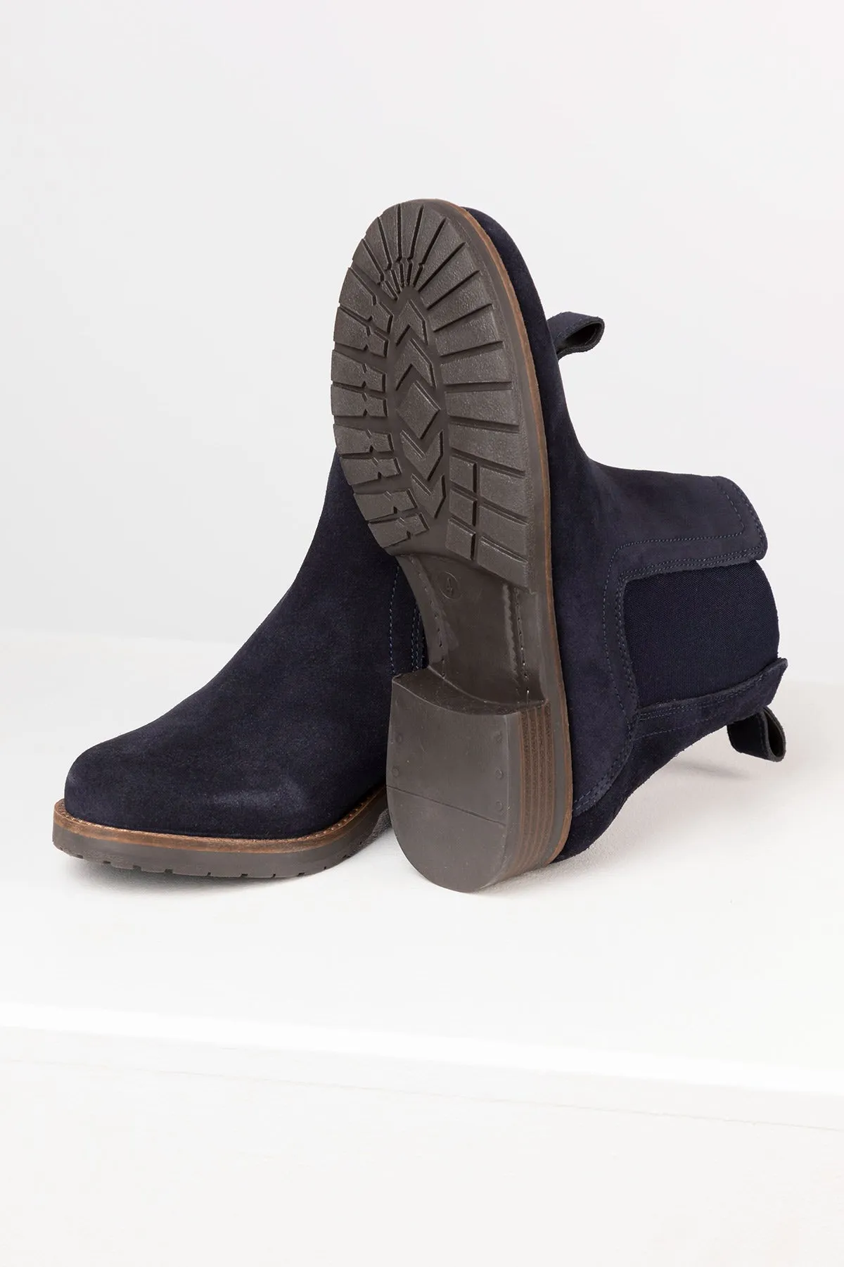 Ladies Suede Chelsea Boots - Allerston