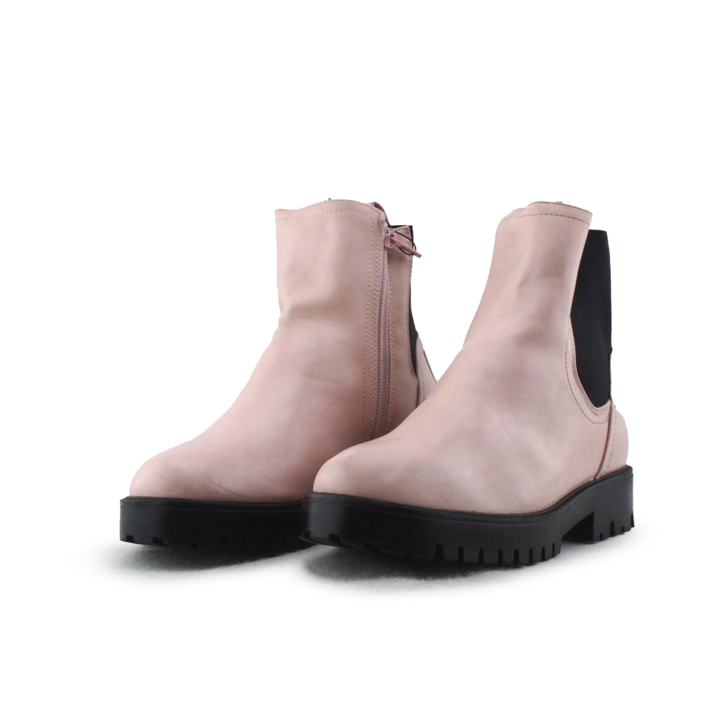 Lefties Zipper Stretchable Chelsea Ankle Boots