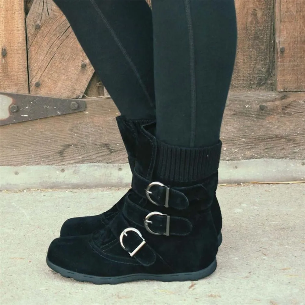 Libiyi Mid-Calf Winter Boots