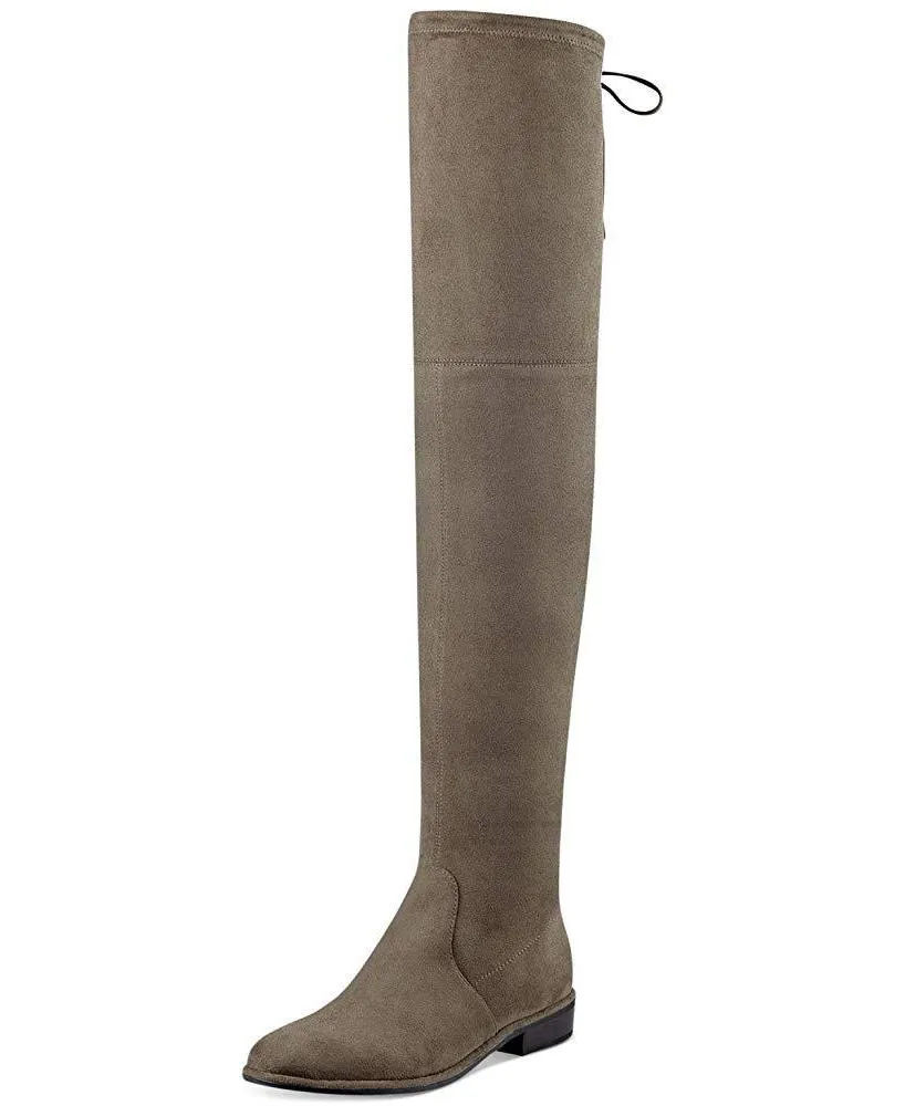 Marc Fisher Humor 2 Closed Toe Over Knee Fashion Boots, Taupe (Women)