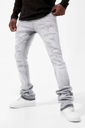 Martin Stacked - Crouching Tiger Denim (Arctic Grey)