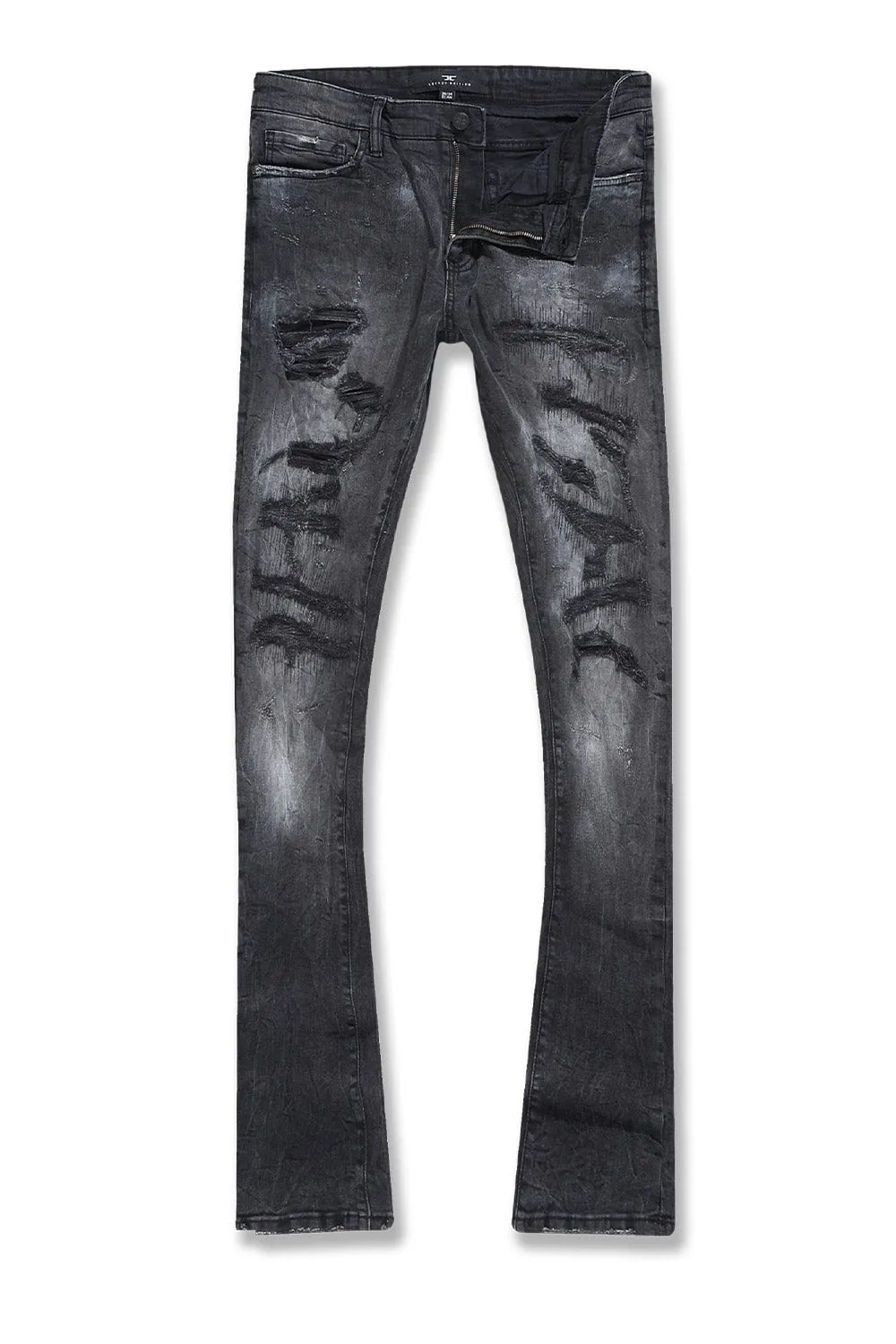 Martin Stacked - Crouching Tiger Denim (Industrial Black)