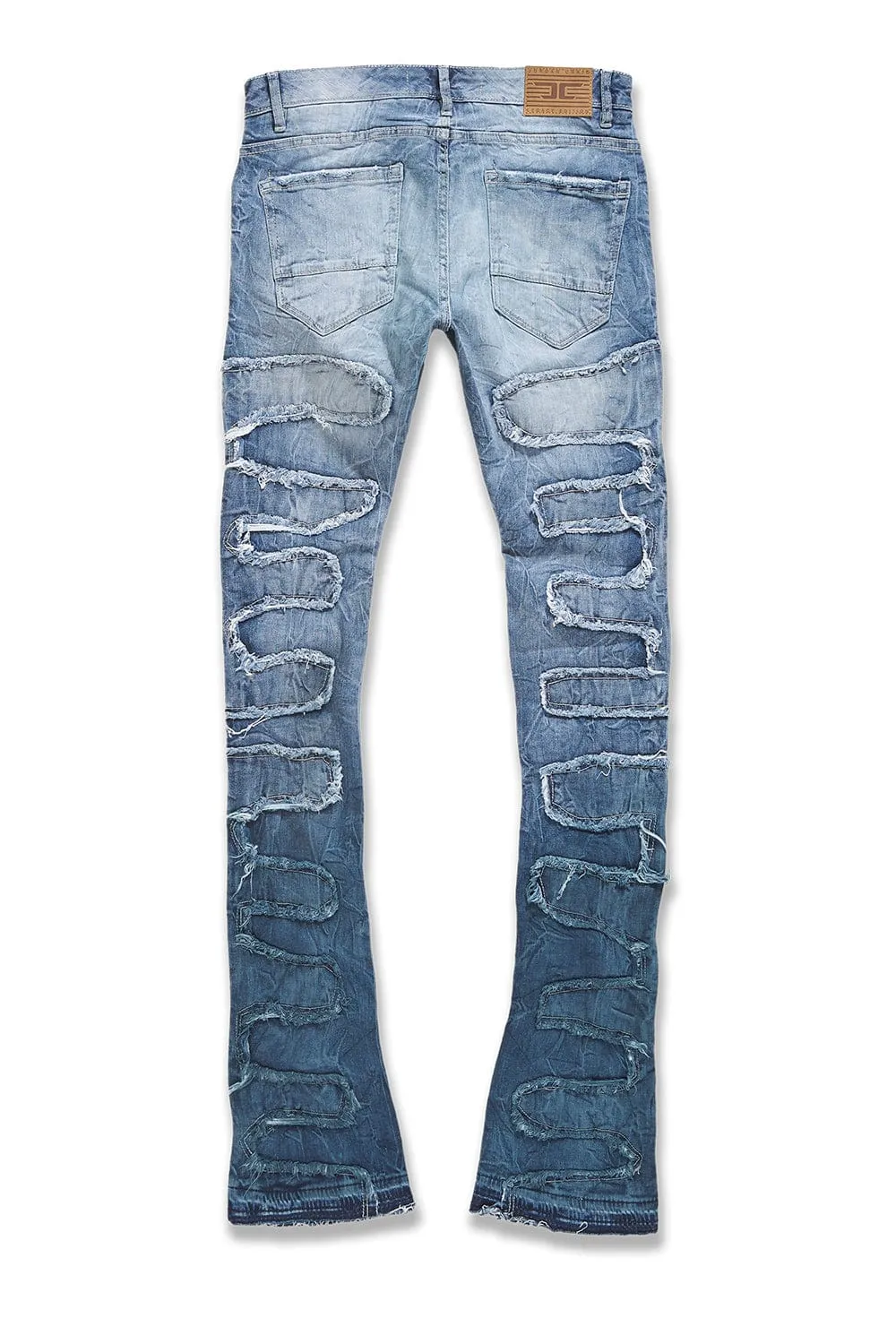 Martin Stacked - Python Denim (Blue Wave)