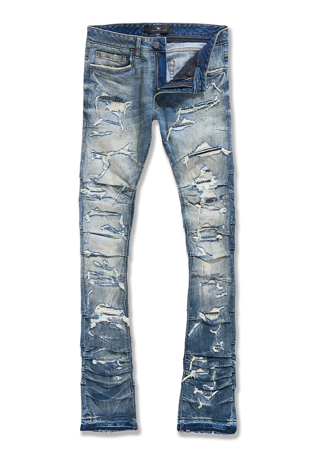 Martin Stacked - Ripple Effect Denim