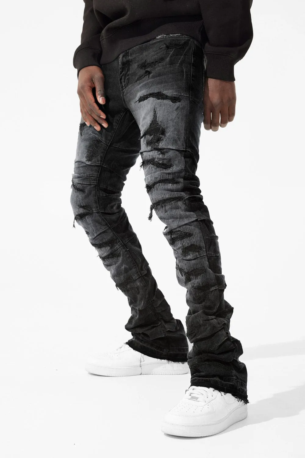 Martin Stacked - Ripple Effect Denim