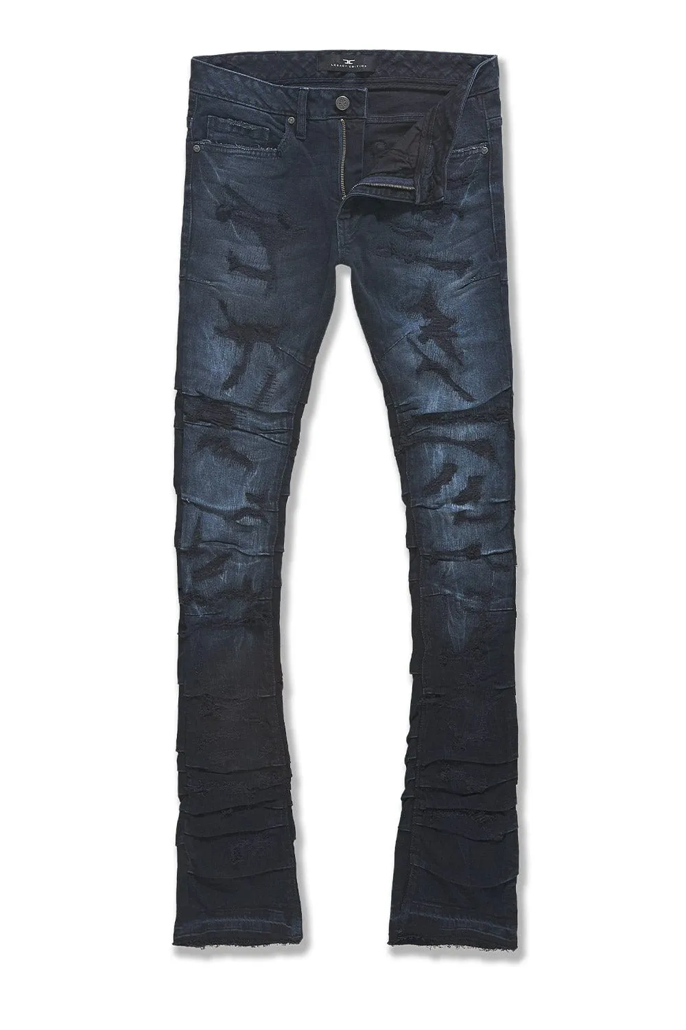 Martin Stacked - Ripple Effect Denim