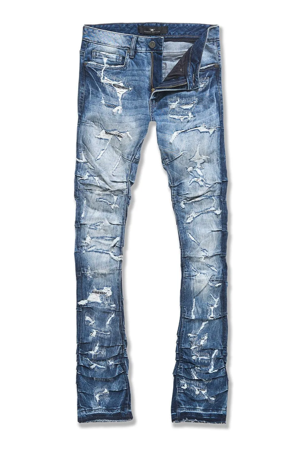 Martin Stacked - Ripple Effect Denim