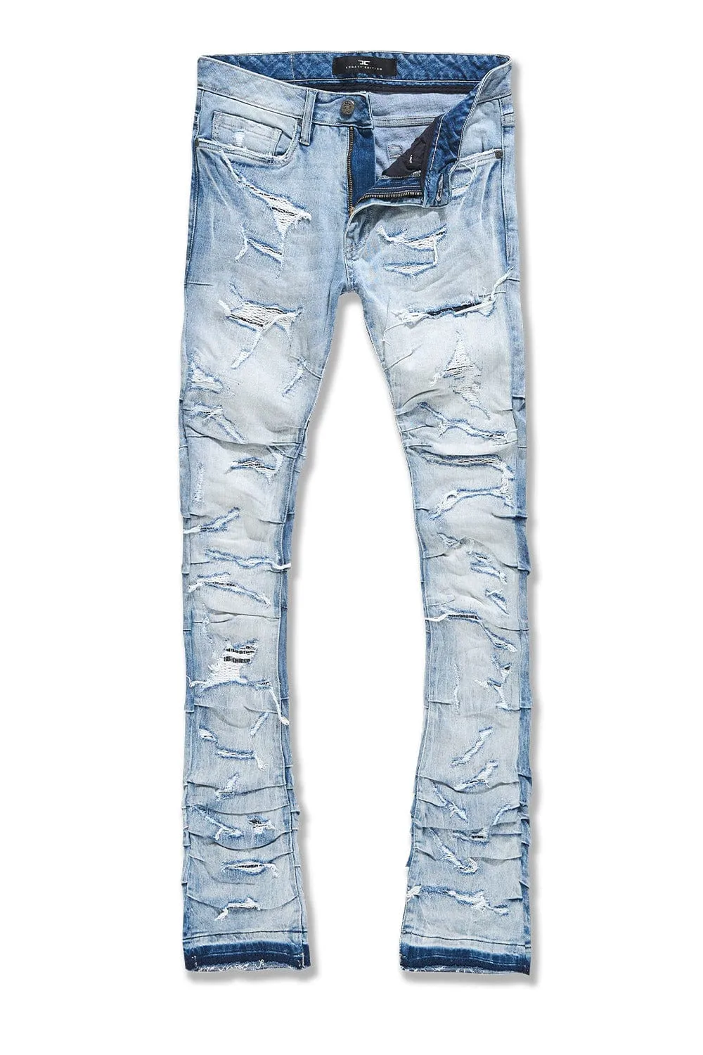 Martin Stacked - Ripple Effect Denim