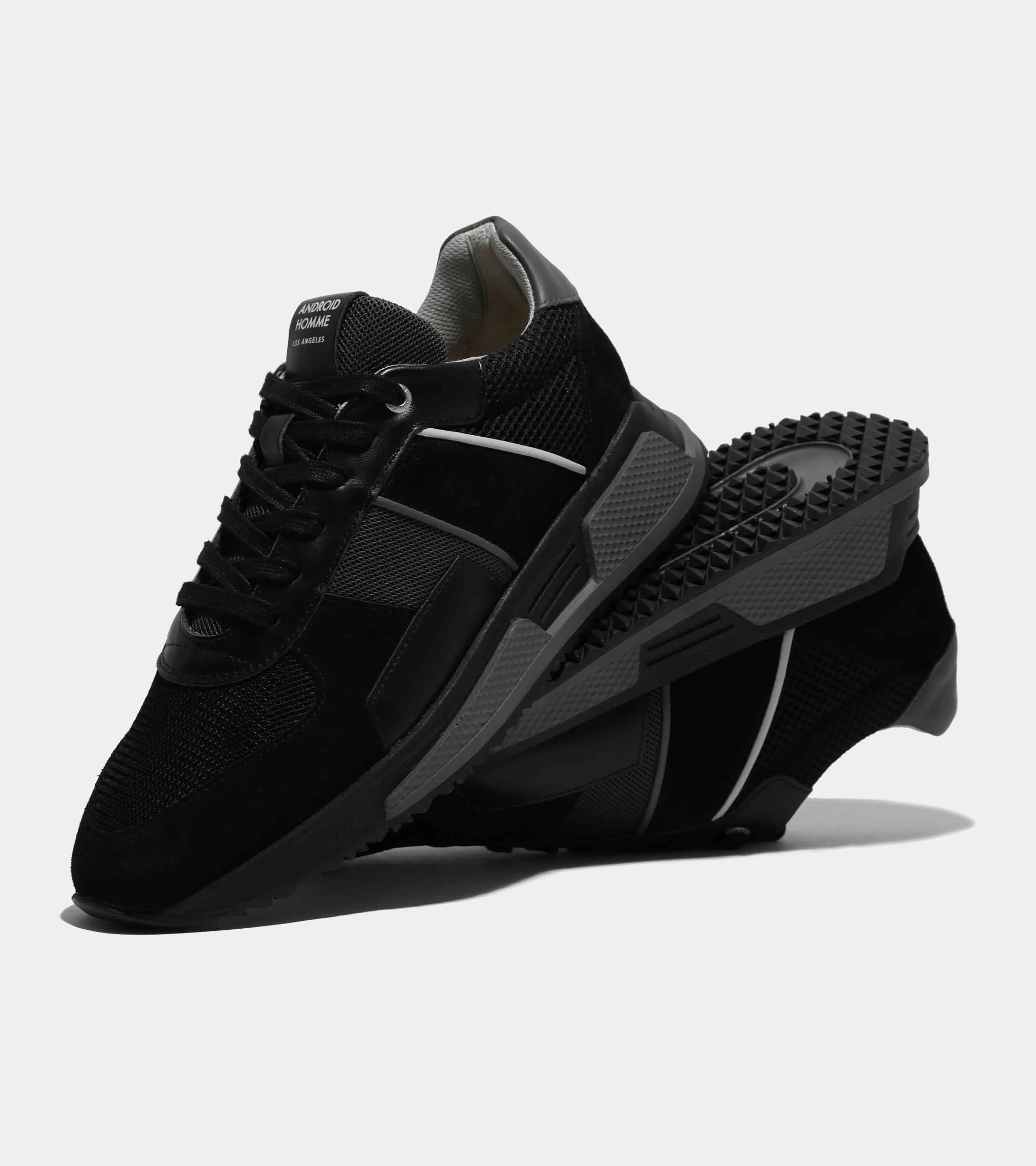 Matador | Black Grey Stingray Emboss Suede Mesh AHP221-17