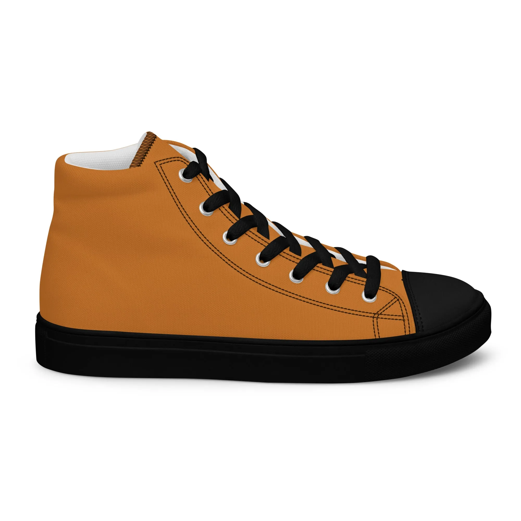 Men’s high top canvas shoes Bronze/Black