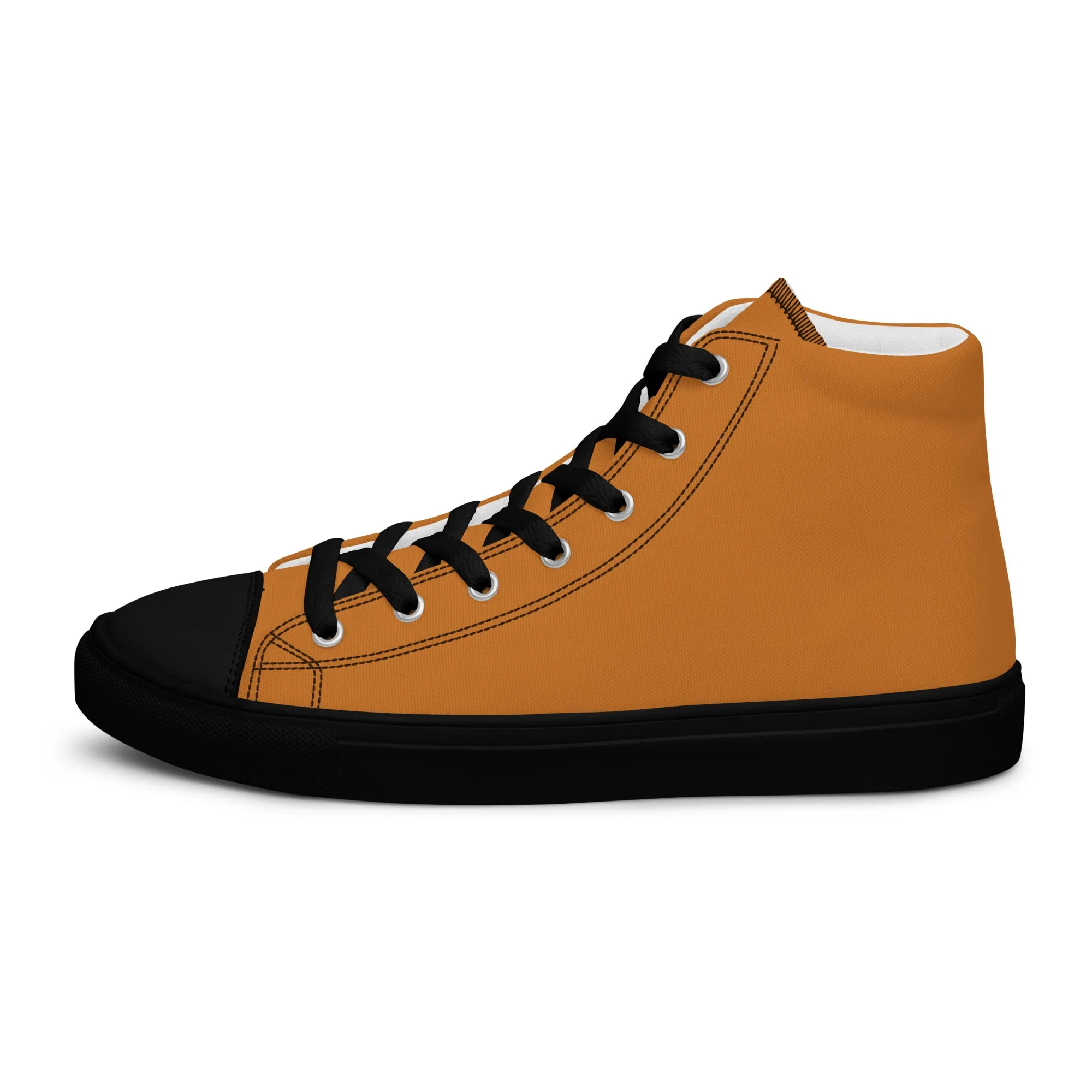 Men’s high top canvas shoes Bronze/Black