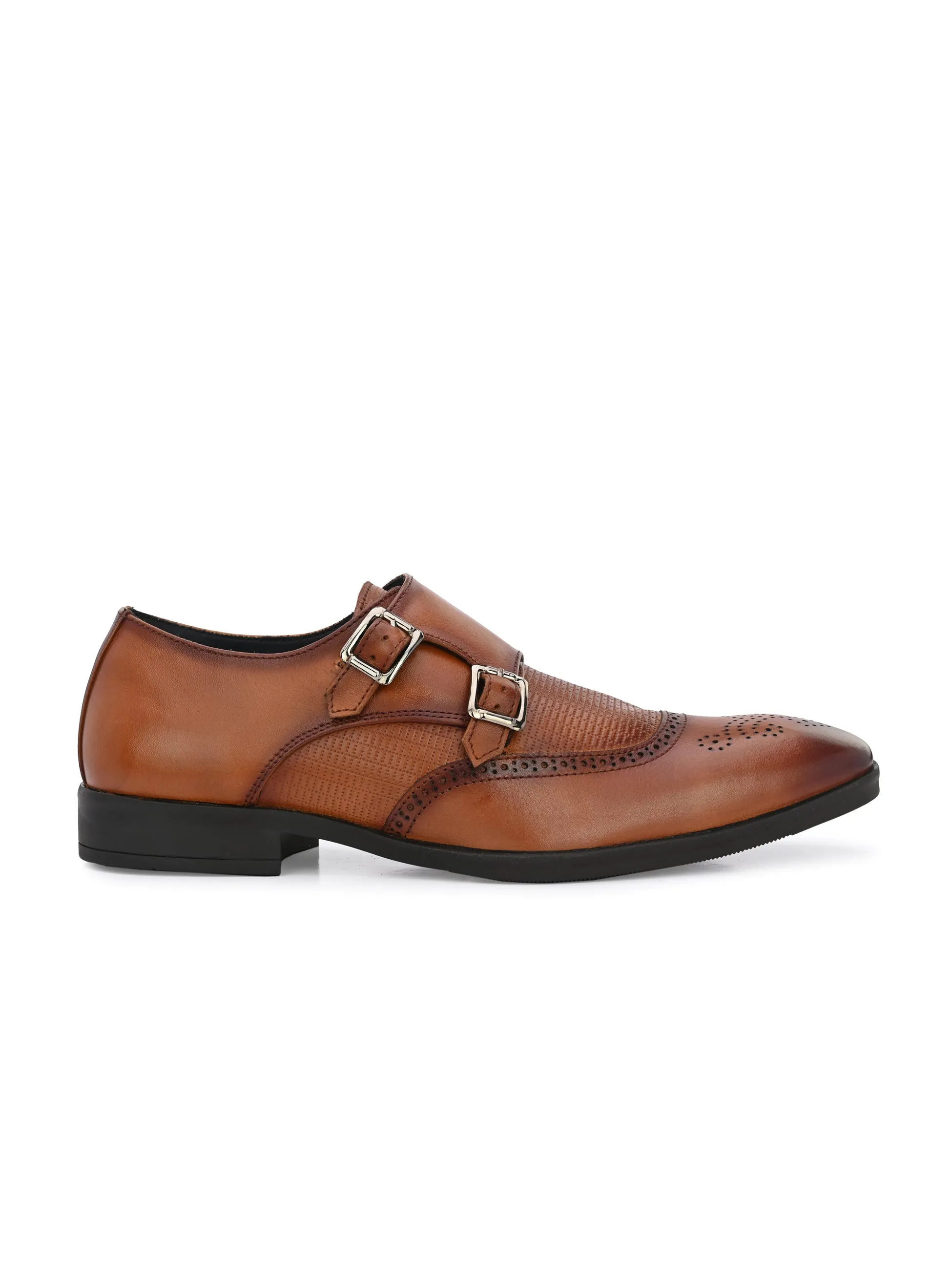 Mitchell Tan Monk Shoes