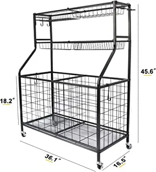 Multipurpose Sports Rack with Wheels