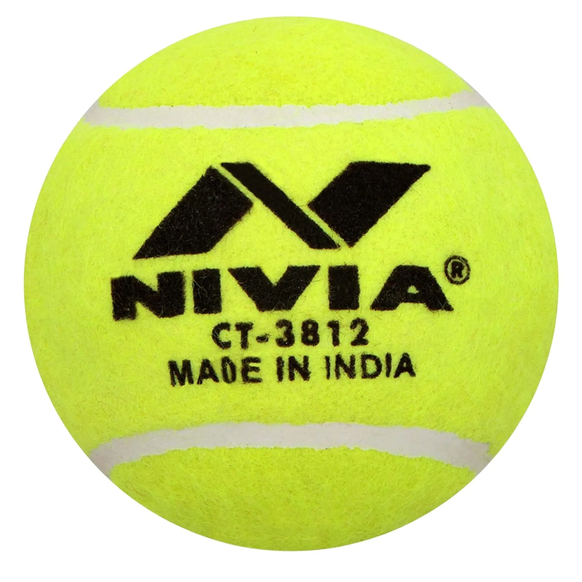 Nivia Cricket & Tennis Balls, Heavy Weight Cricket Hard Tennis Balls (144 Grams)