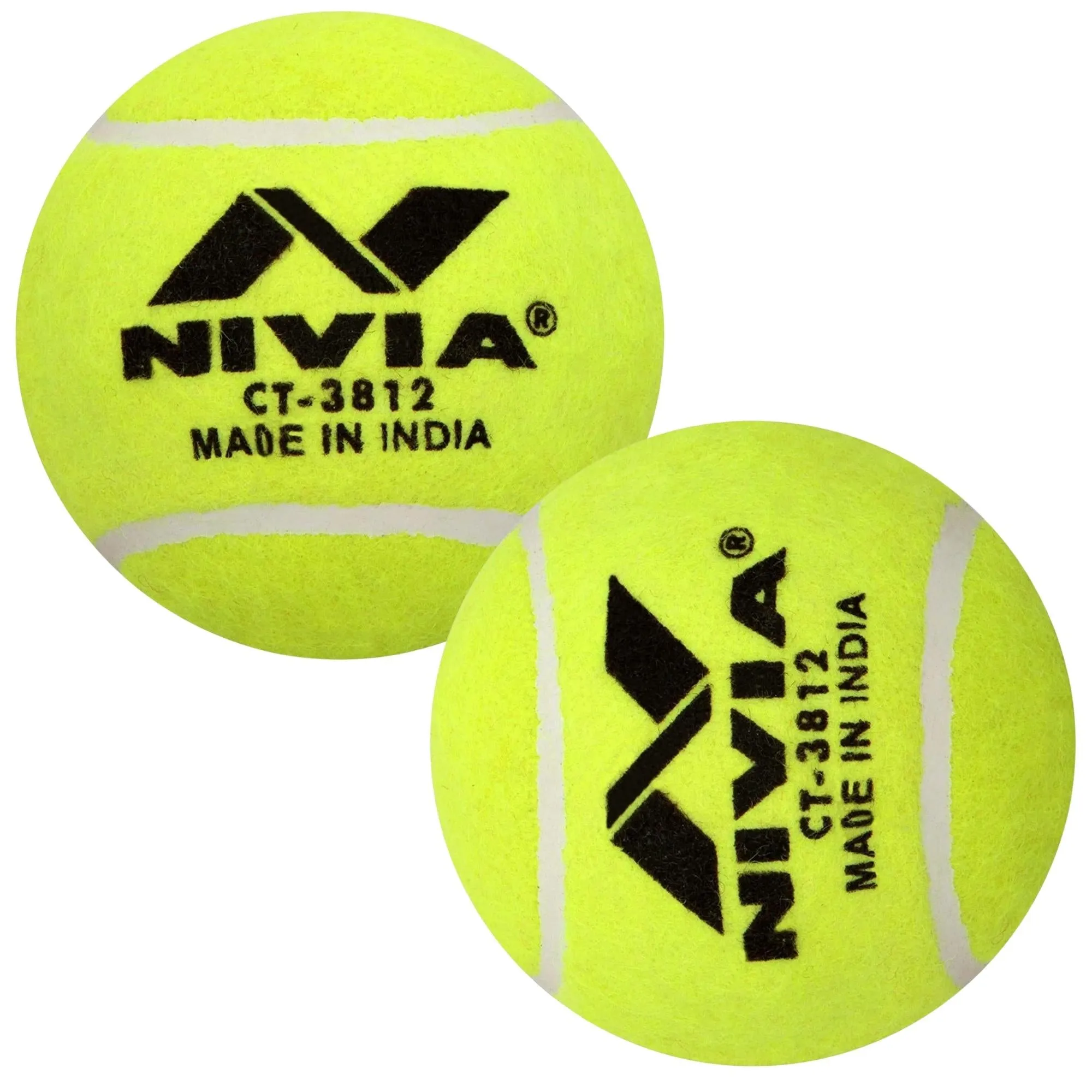 Nivia Cricket & Tennis Balls, Heavy Weight Cricket Hard Tennis Balls (144 Grams)