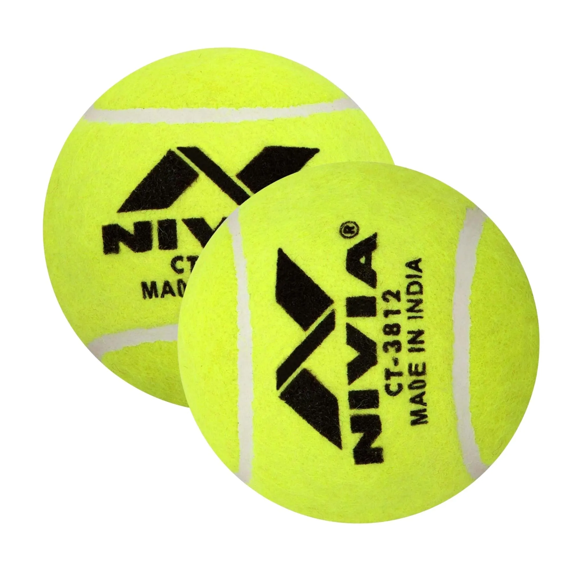 Nivia Cricket & Tennis Balls, Heavy Weight Cricket Hard Tennis Balls (144 Grams)