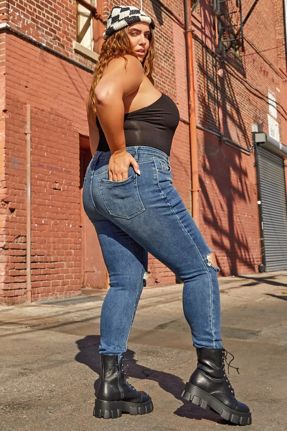 Plus Size Women's Dream  Ankle Jeans