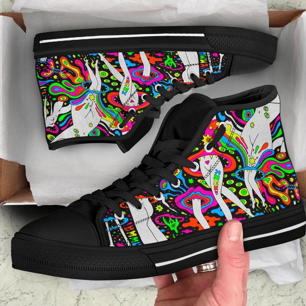 Psychedelic Art High Tops