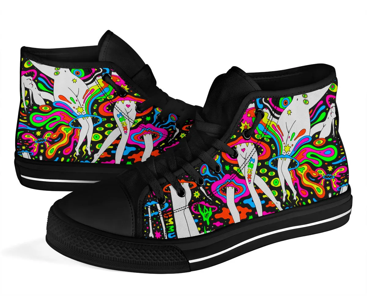 Psychedelic Art High Tops