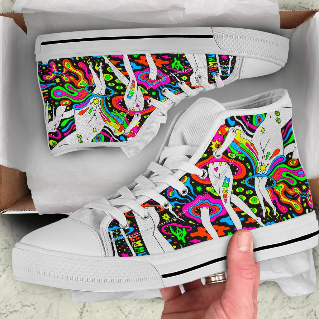 Psychedelic Art High Tops