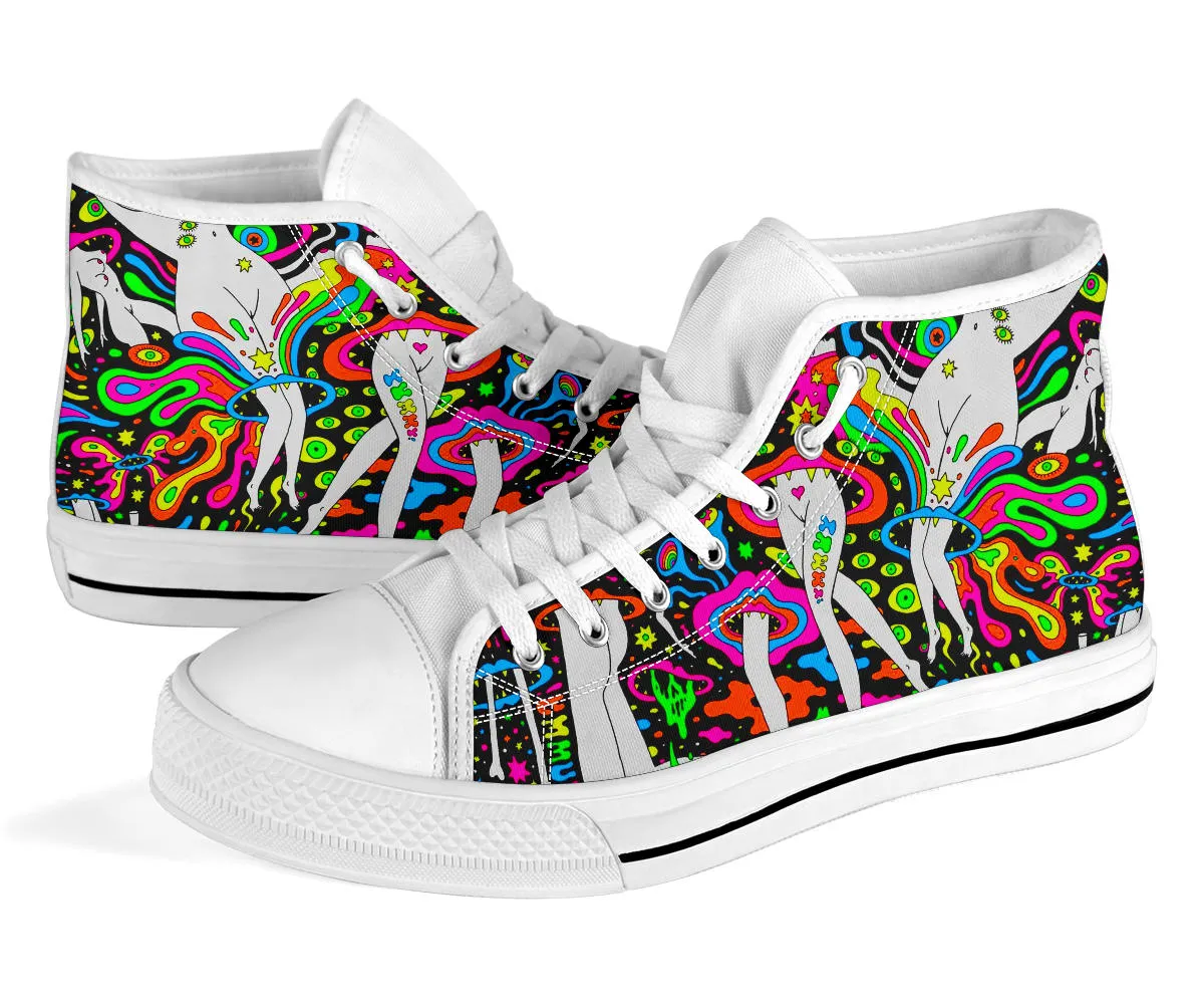 Psychedelic Art High Tops