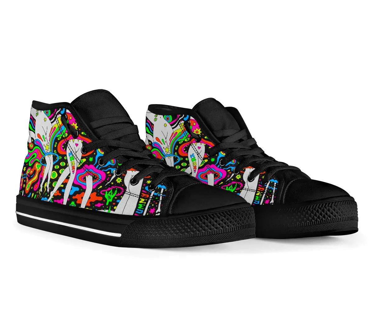 Psychedelic Art High Tops