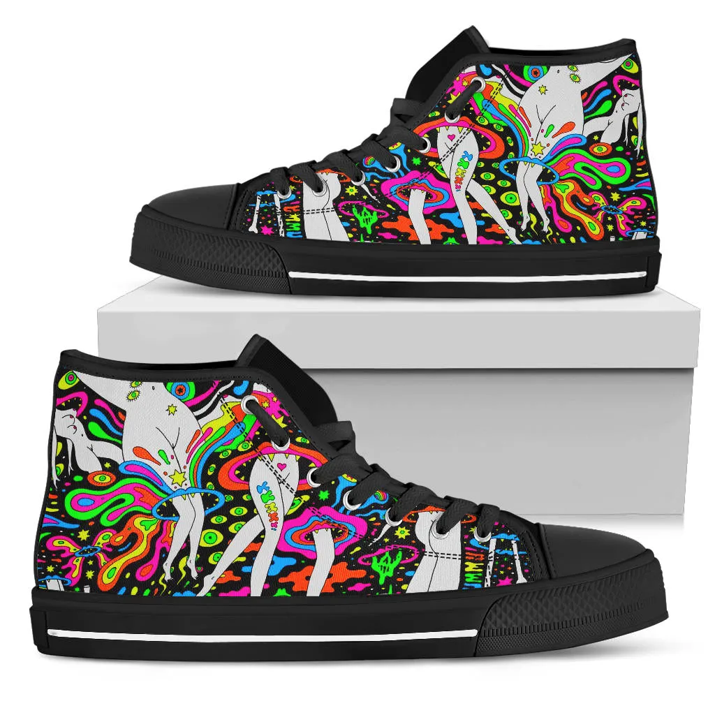 Psychedelic Art High Tops