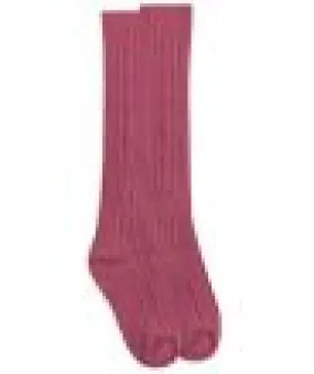 Rose Cable knee high socks