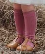 Rose Cable knee high socks