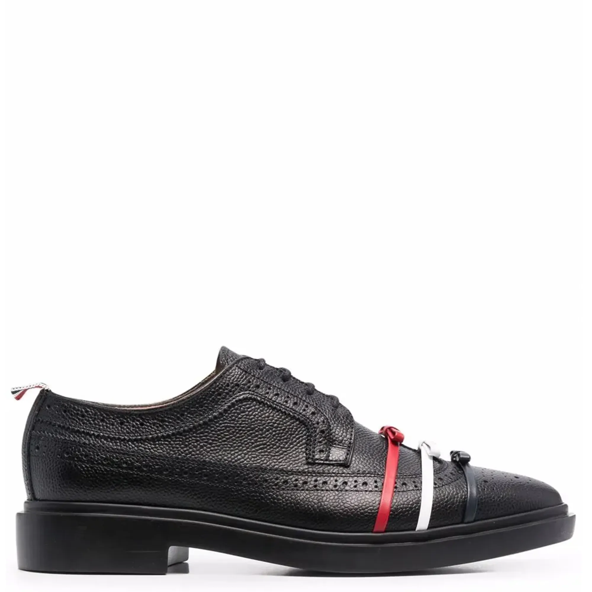 Rubber Sole 3-Bow Longwing Brogue