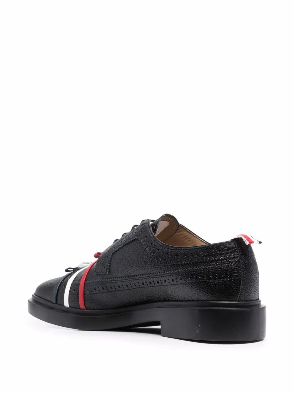 Rubber Sole 3-Bow Longwing Brogue