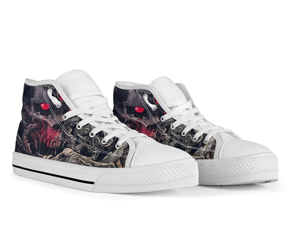 Skull Art - High Tops