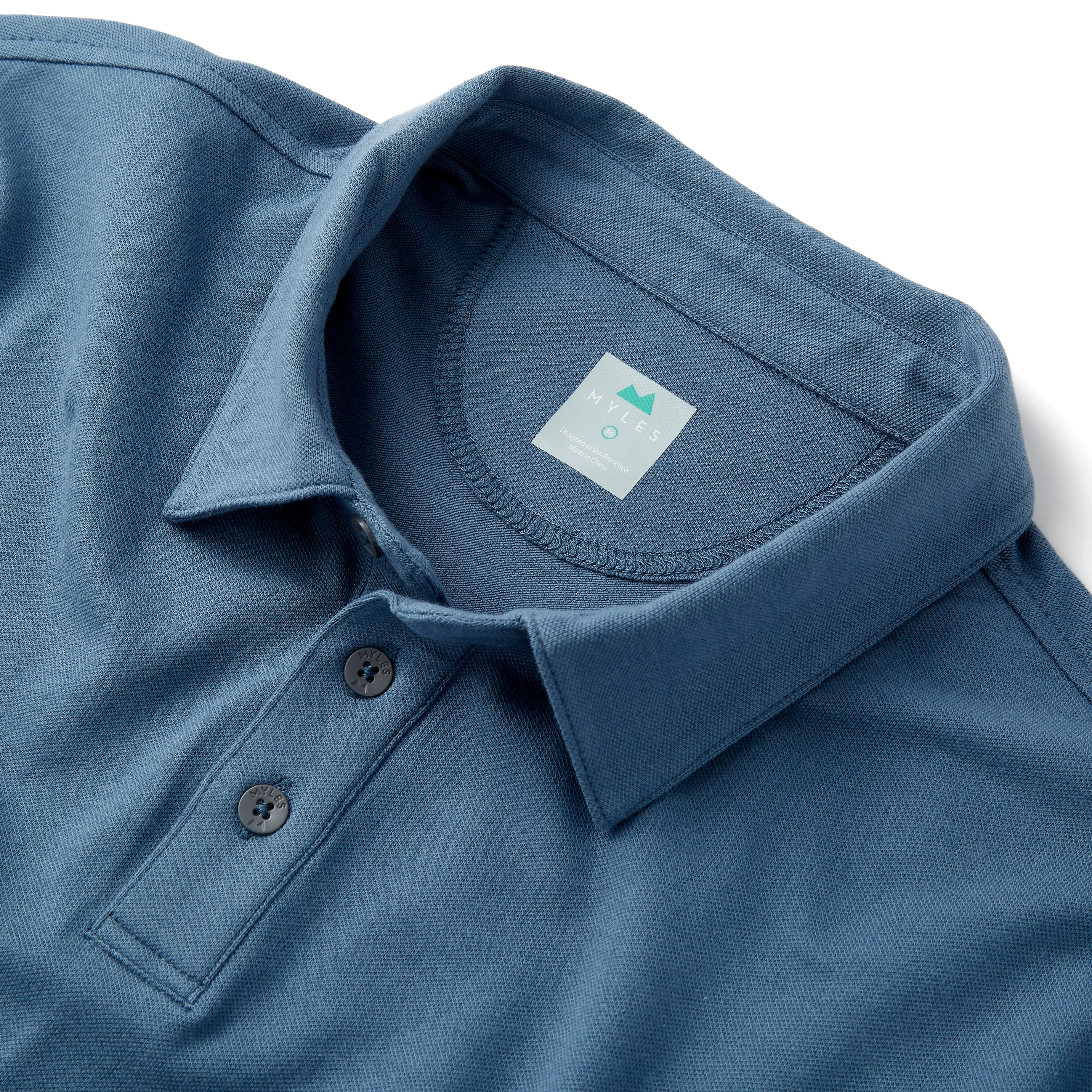 Tour Polo in Vintage Blue