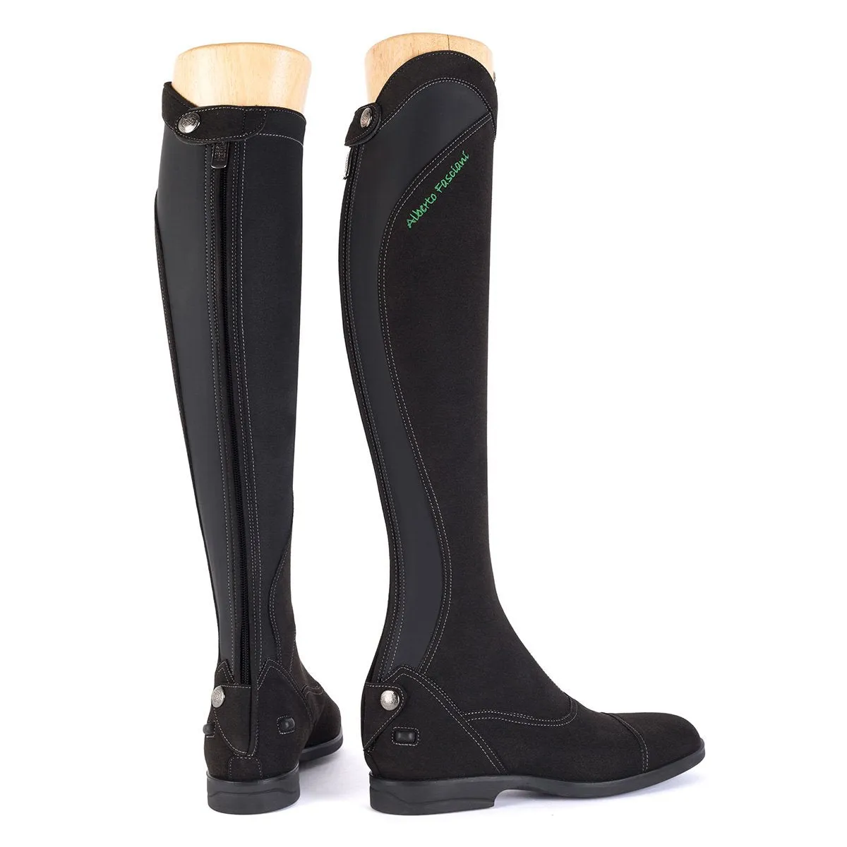 Urbino Vegan Suede Black<br>Riding boots [40 - 46]