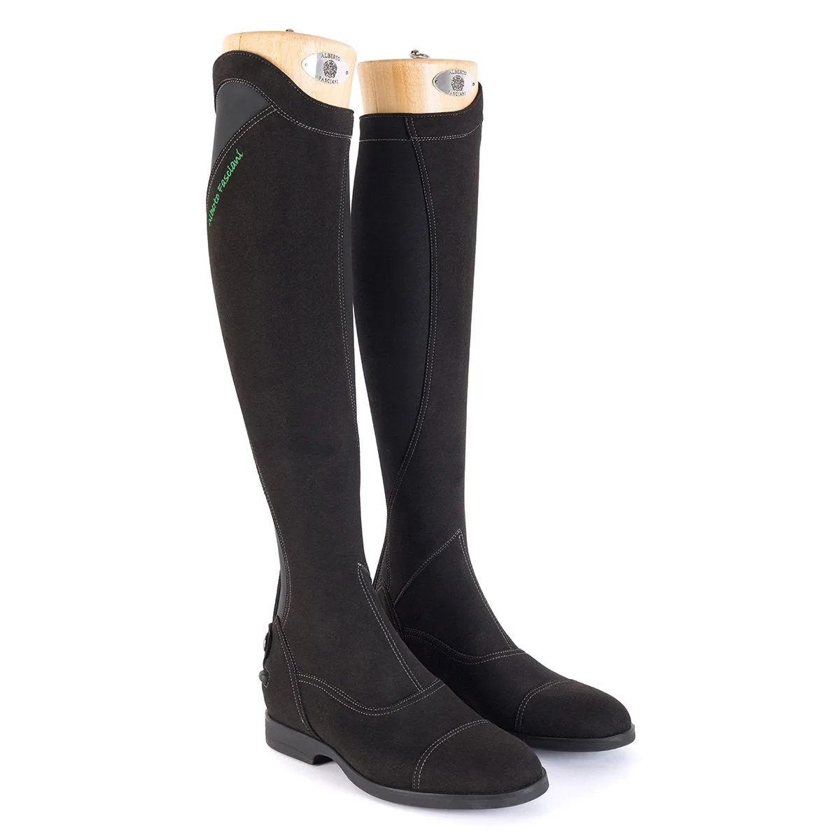 Urbino Vegan Suede Black<br>Riding boots [40 - 46]