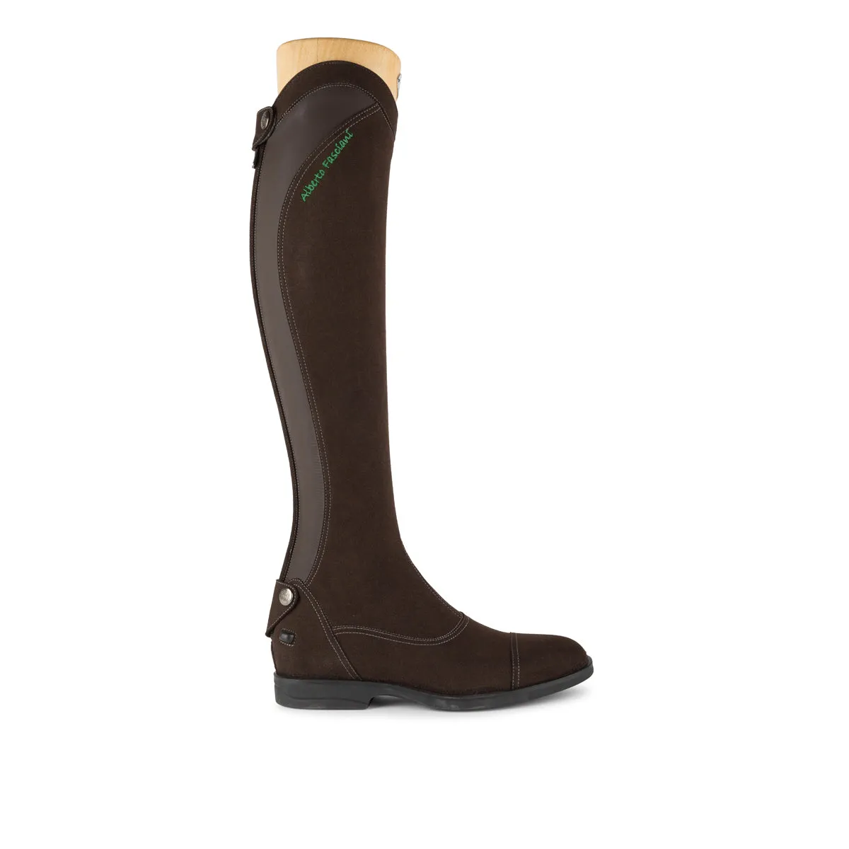 Urbino Vegan Suede<br>Brown riding boots [34 - 39]