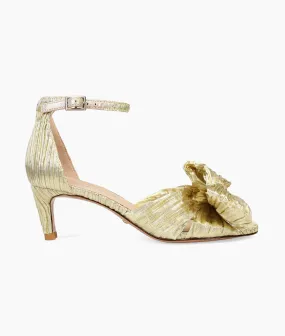 Utika Low Heel - Gold