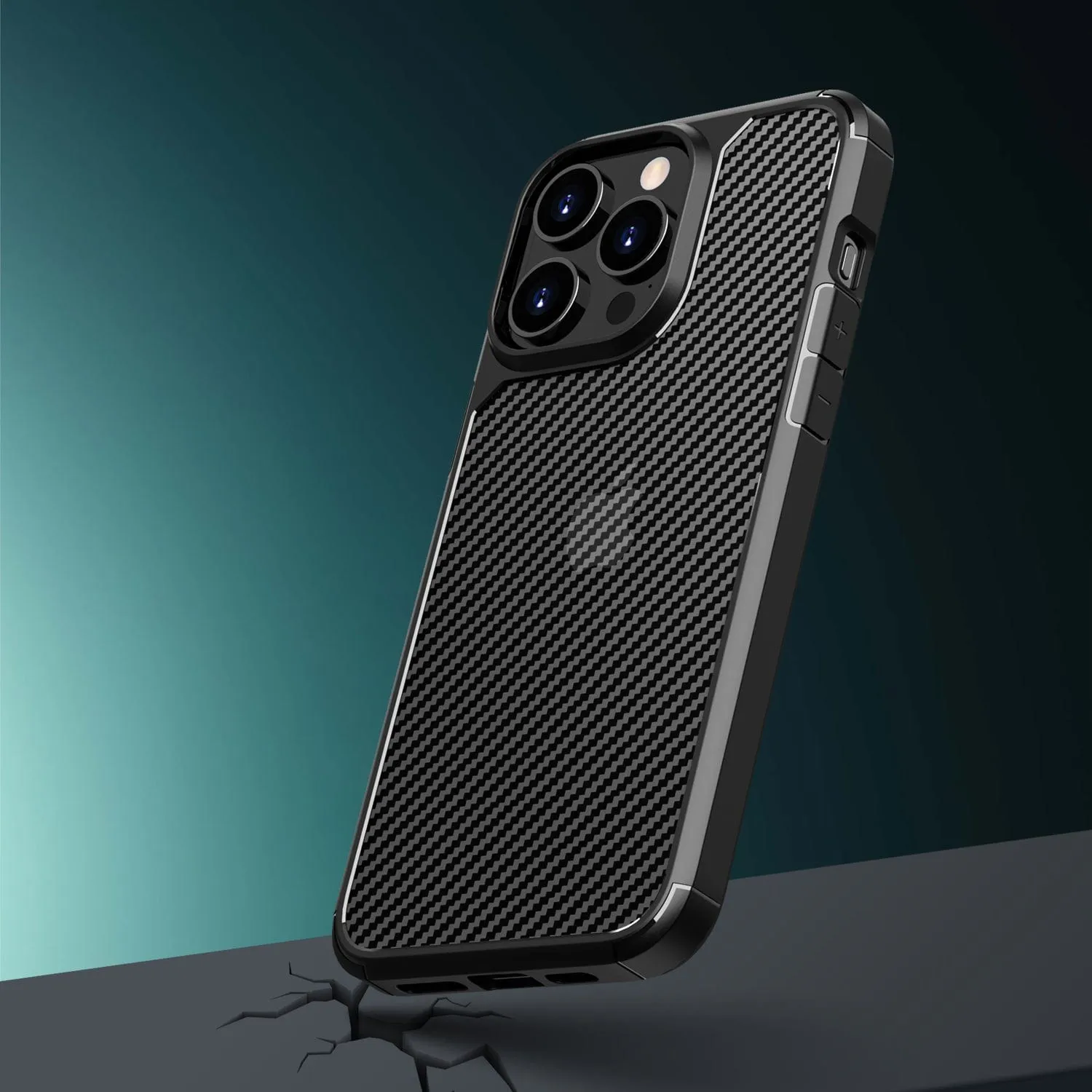 Venture Series Carbon-Fiber Style Case - iPhone 15 Pro Max