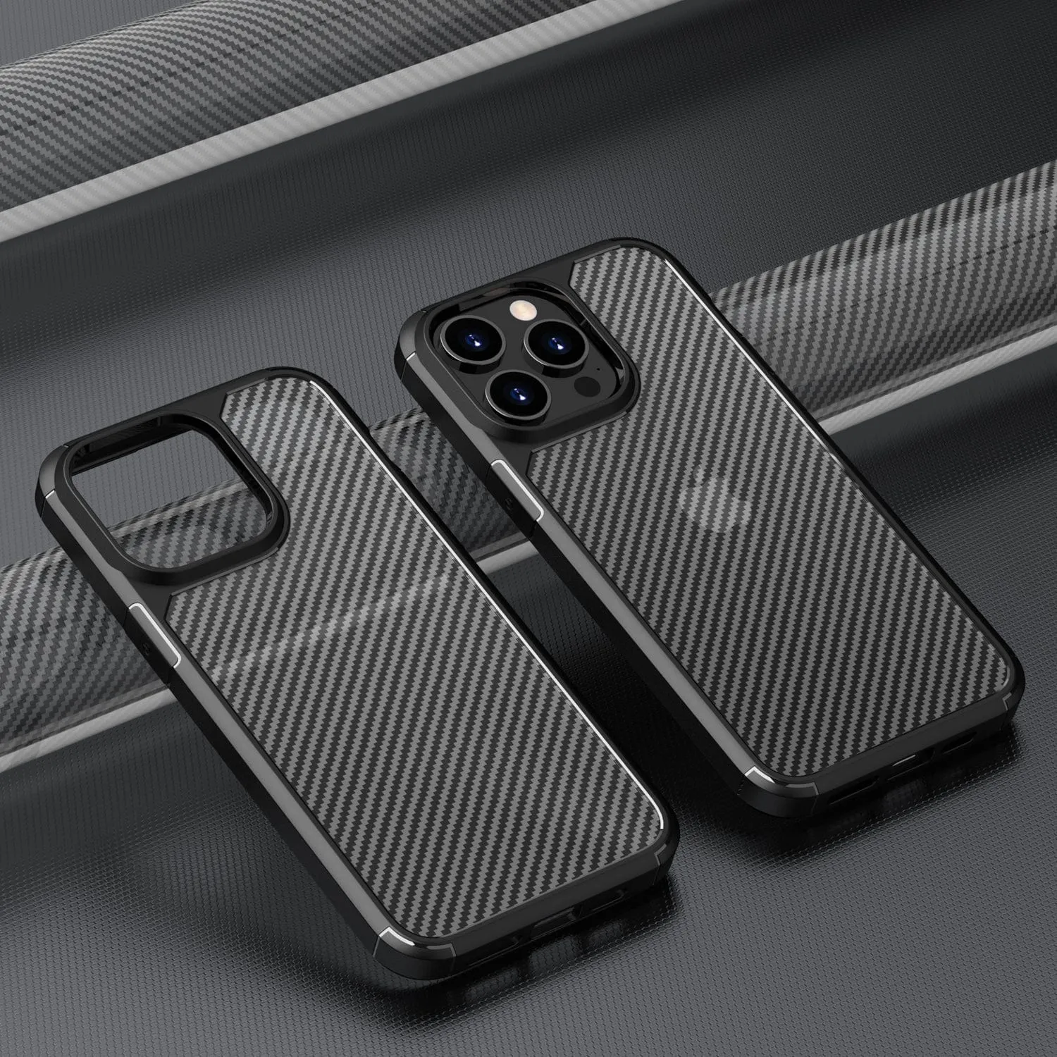 Venture Series Carbon-Fiber Style Case - iPhone 15 Pro Max