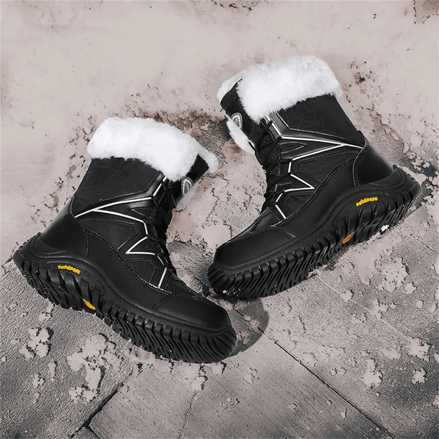 Women's Cold Weather Snow Boots Winter Walking Shoes Cotton Outdoor Booties